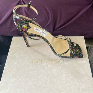 Size 42 Jimmy Choo Metz 100 Sandals. Sold out, perfect spring/summer sandal